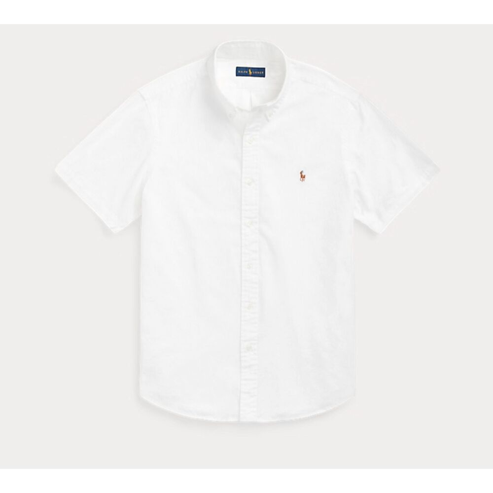 Ralph Lauren 2XB Casual Button Down Short Sleeve White